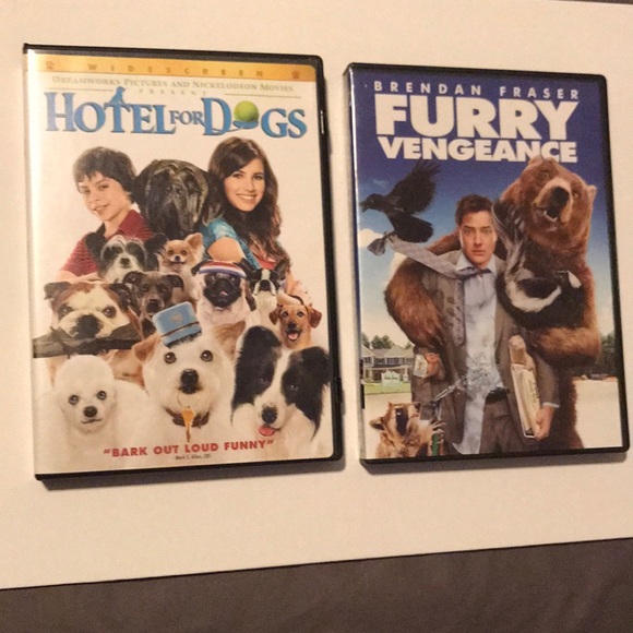 Two DVDS: Hotel For Dogs + Furry Vengeance - Picture 1 of 11